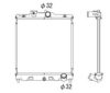 HONDA 19010P08J02 Radiator, engine cooling